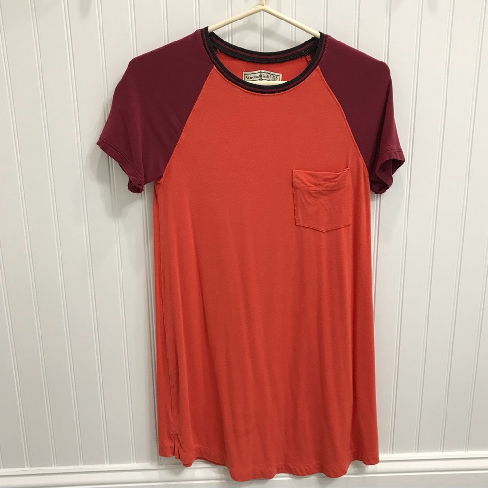 Abercrombie Casual Baseball T-shirt Dress